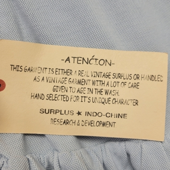 Da-Nang Surplus Vintage ruffled Skirt 100% Silk light blue S - Picture 4 of 8